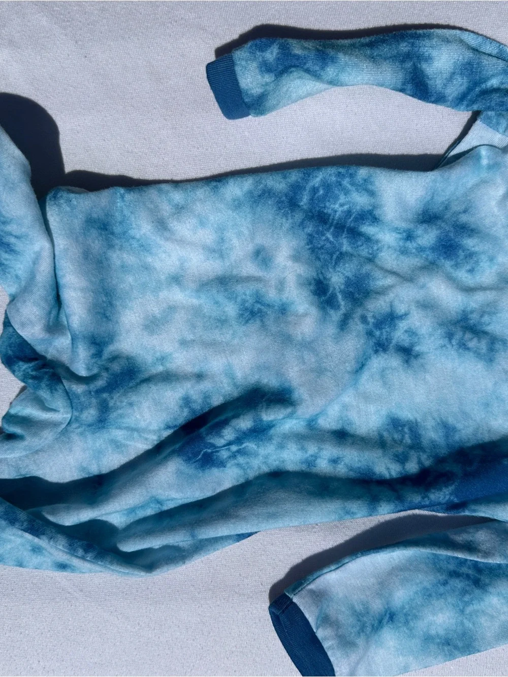 Blue Tie-Dye 'Me Neither' One-Piece Bodysuit(26)